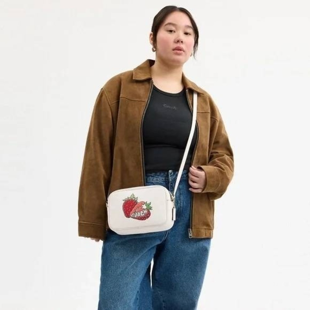 Coach‎ Jamie Camera Bag With Strawberry Graphic